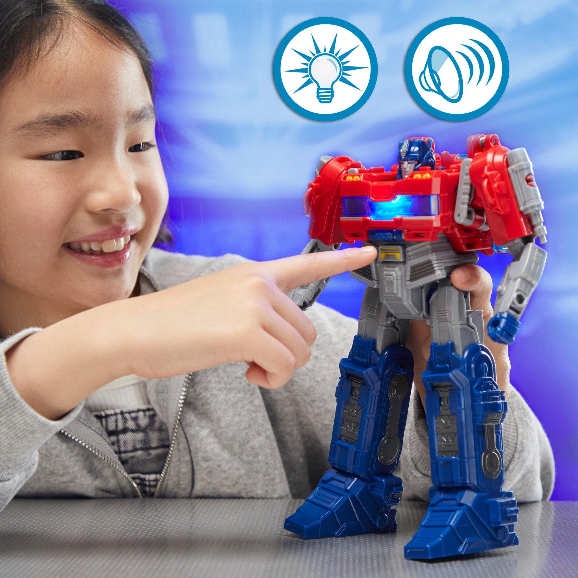 Habsro Transformers One Power Flip Optimus Prime (Orion Pax) 8-in Action Figure