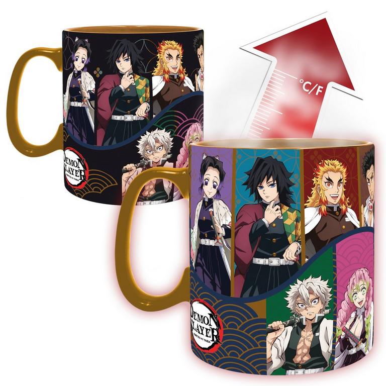 ABYstyle Demon Slayer: Kimetsu no Yaiba Hashira Heat Change Black 16oz. Coffee Mug