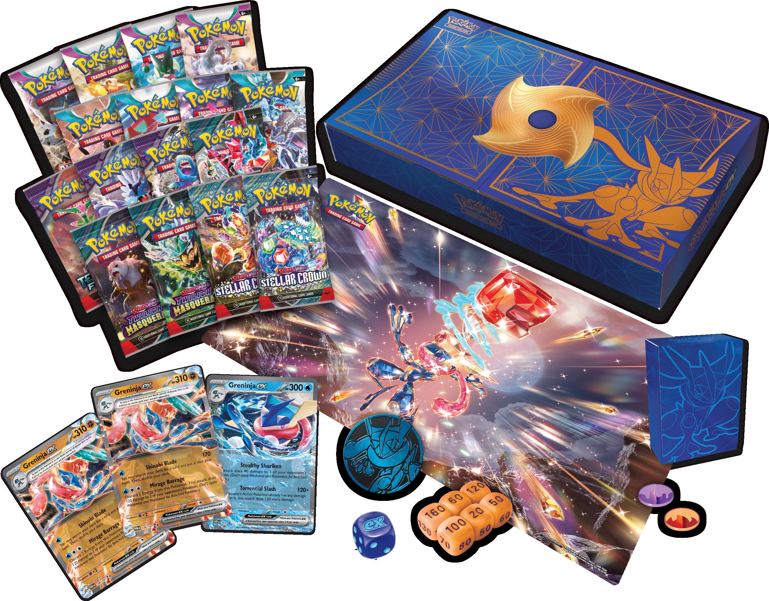 pokemon trading card game greninja ex premium collection Pokmon Mega (Pre-Order)  TCG Hub and Hobbies a Greninjathemed deck box Pokemon Mega Greninja Ex Premium