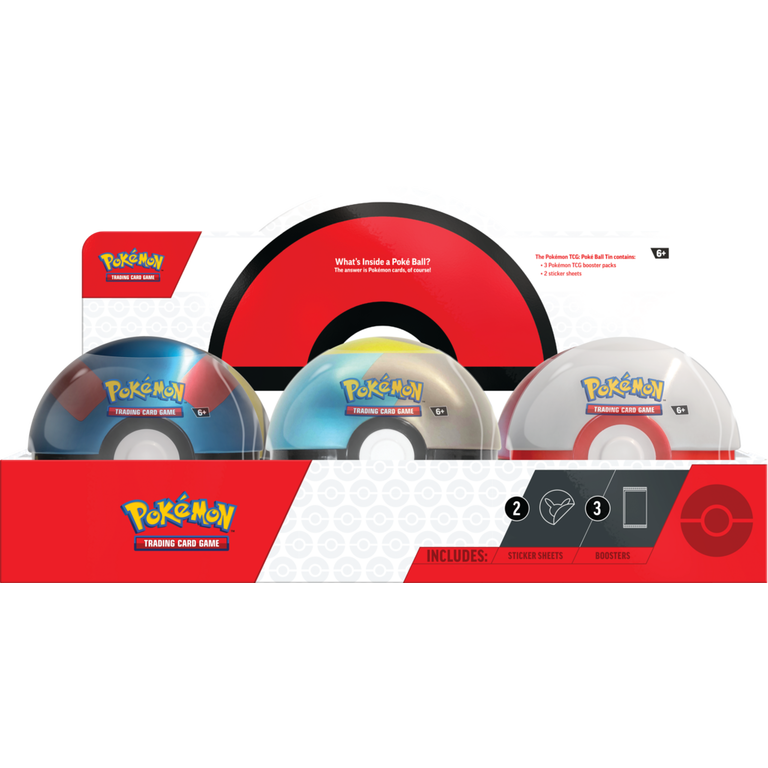 Pokemon Poke Ball Tin(2024): Trading Card Game (Styles May Vary) | GameStop
