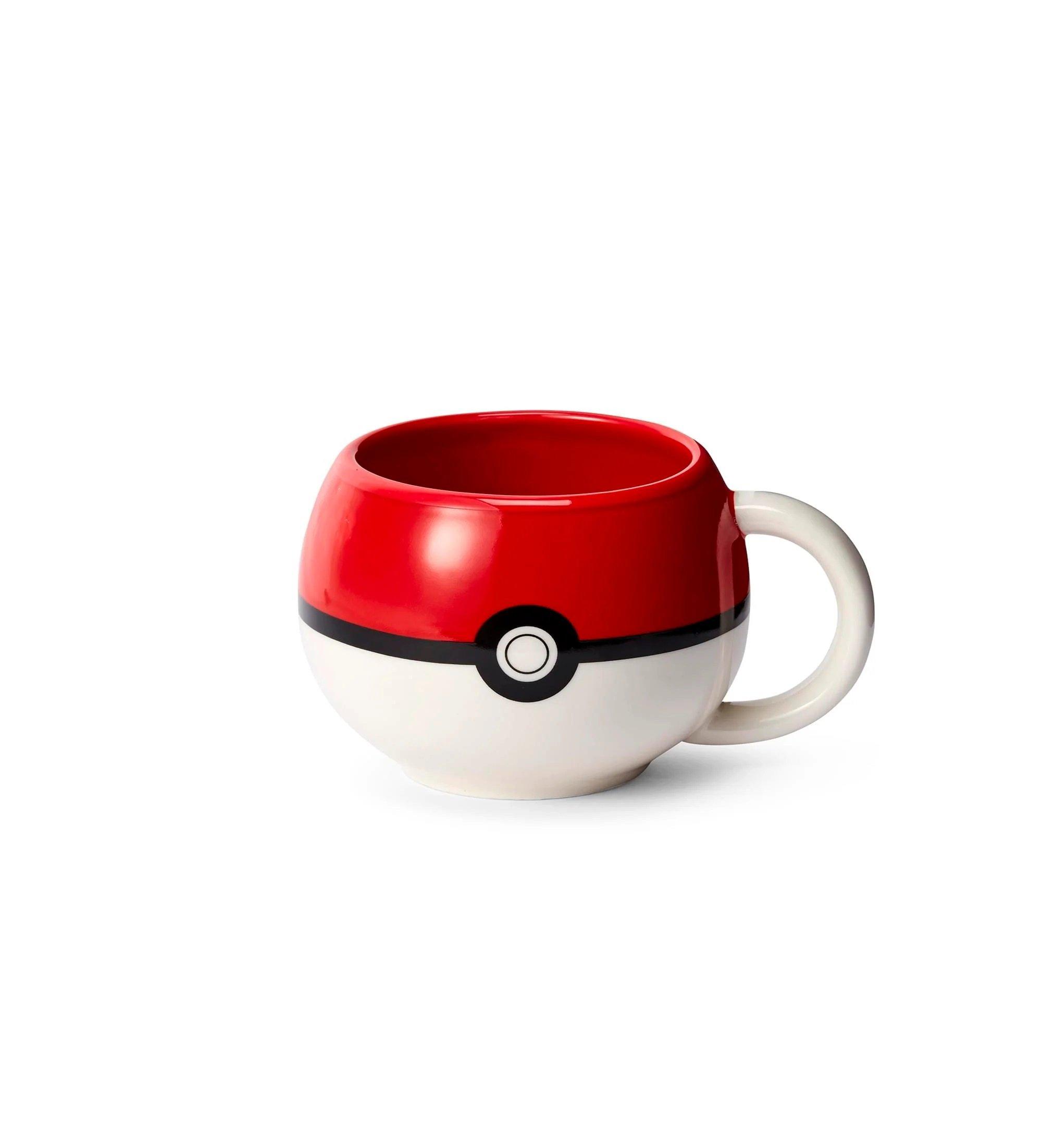 Pokemon Pokeball Molded Ceramic 16 oz Coffee Mug | GameStop