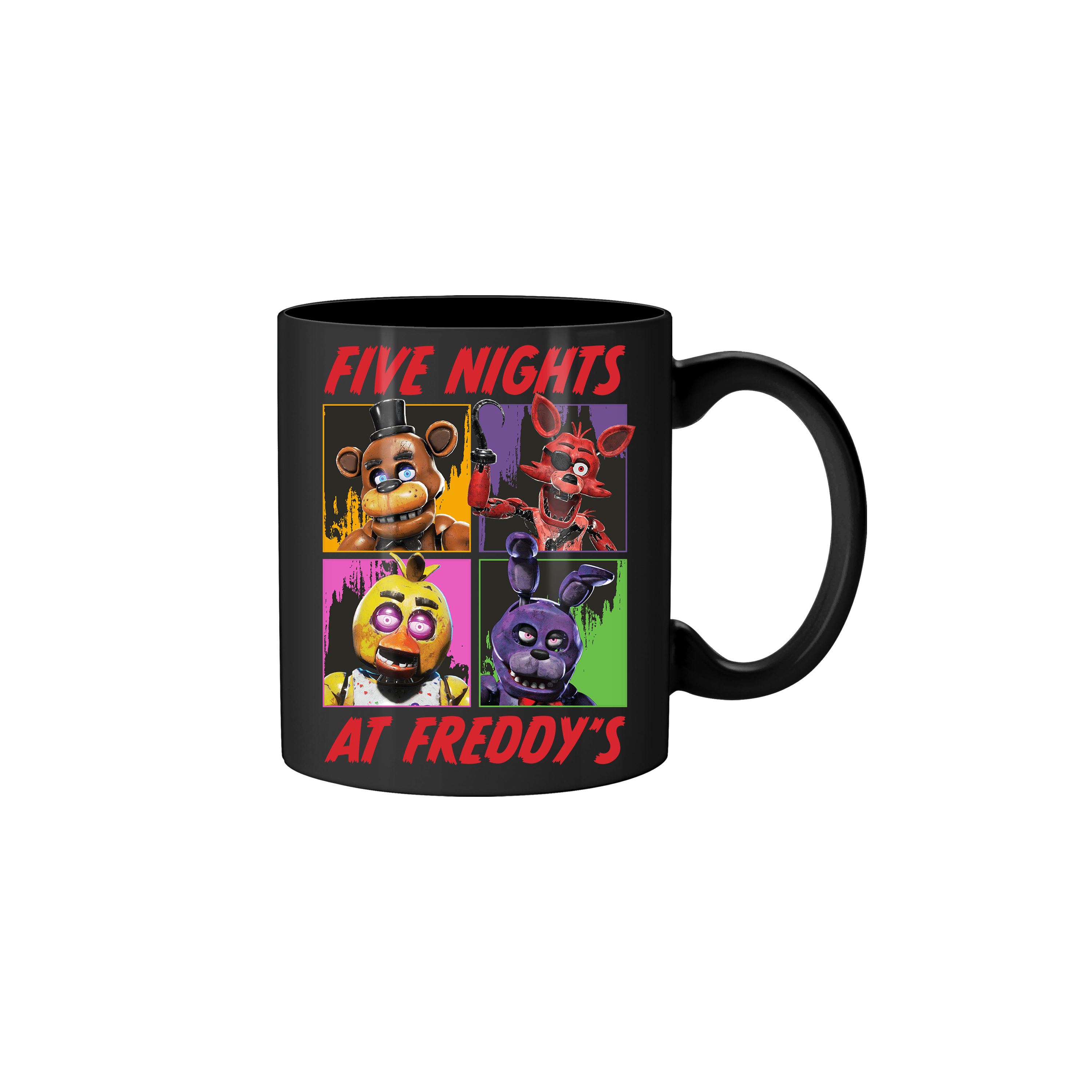 Five Nights At Freddys Special Delivery Main Character Grid 20oz Ceramic Mug