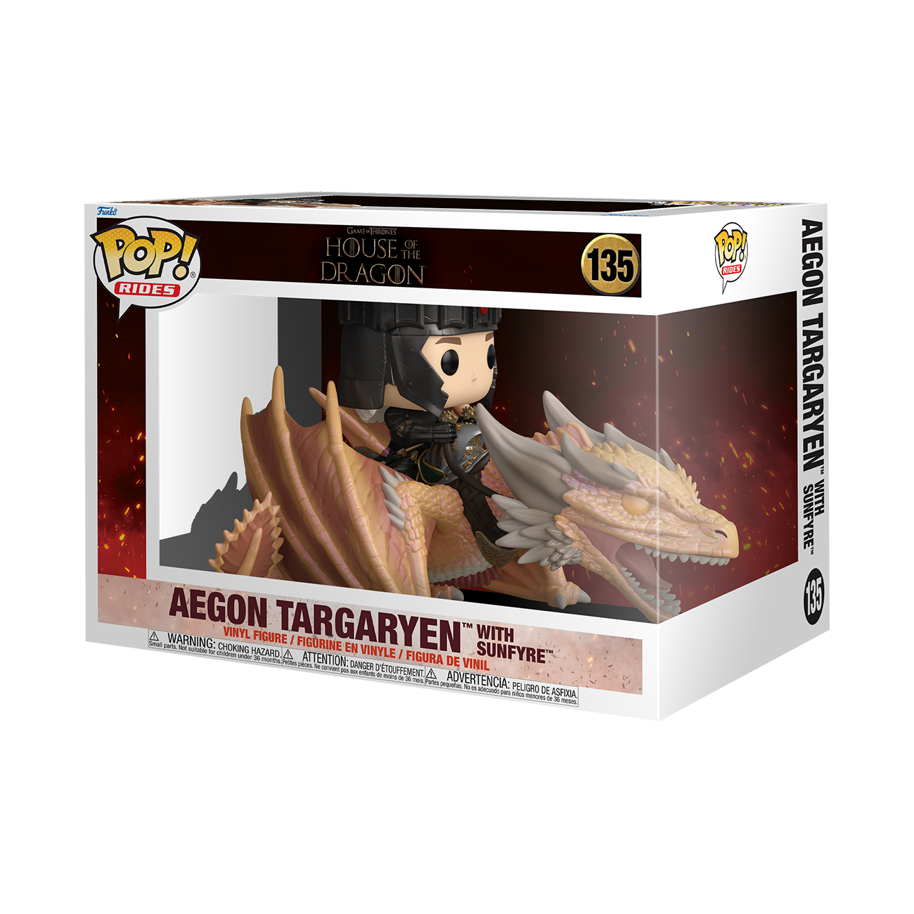 Funko POP! Deluxe: Game of Thrones: House of the Dragon Aegon Targaryen 5.6-in Vinyl Figure
