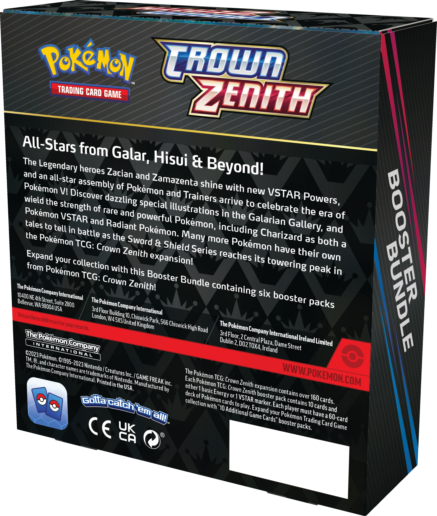 Orders Crown Zenith Booster Pack Bundle 10 Packs with Extras