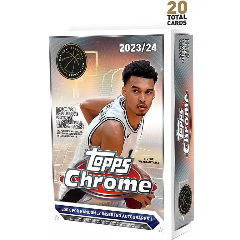 2023-2024 Topps Chrome Basketball Hanger Pack