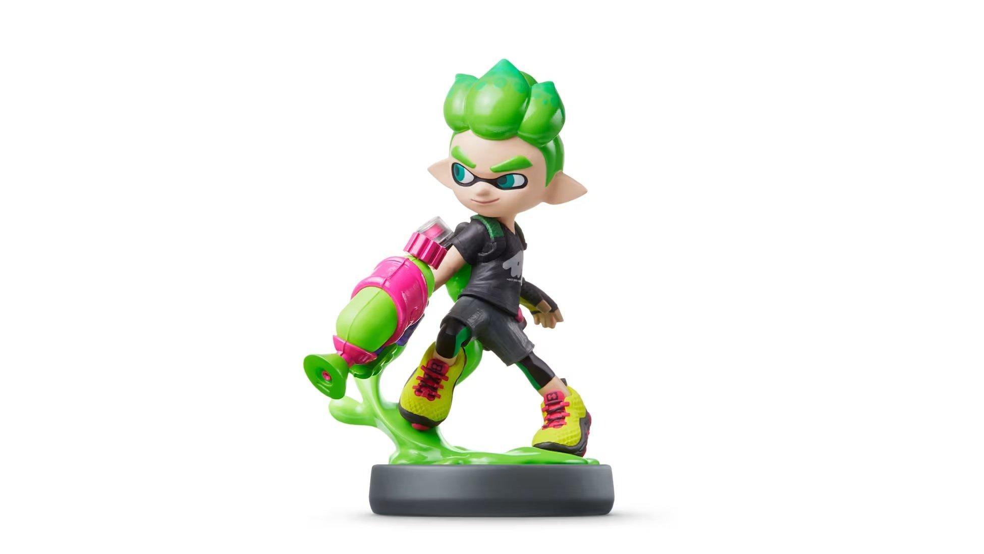 Splatoon Inkling Boy (Neon Green) amiibo | GameStop