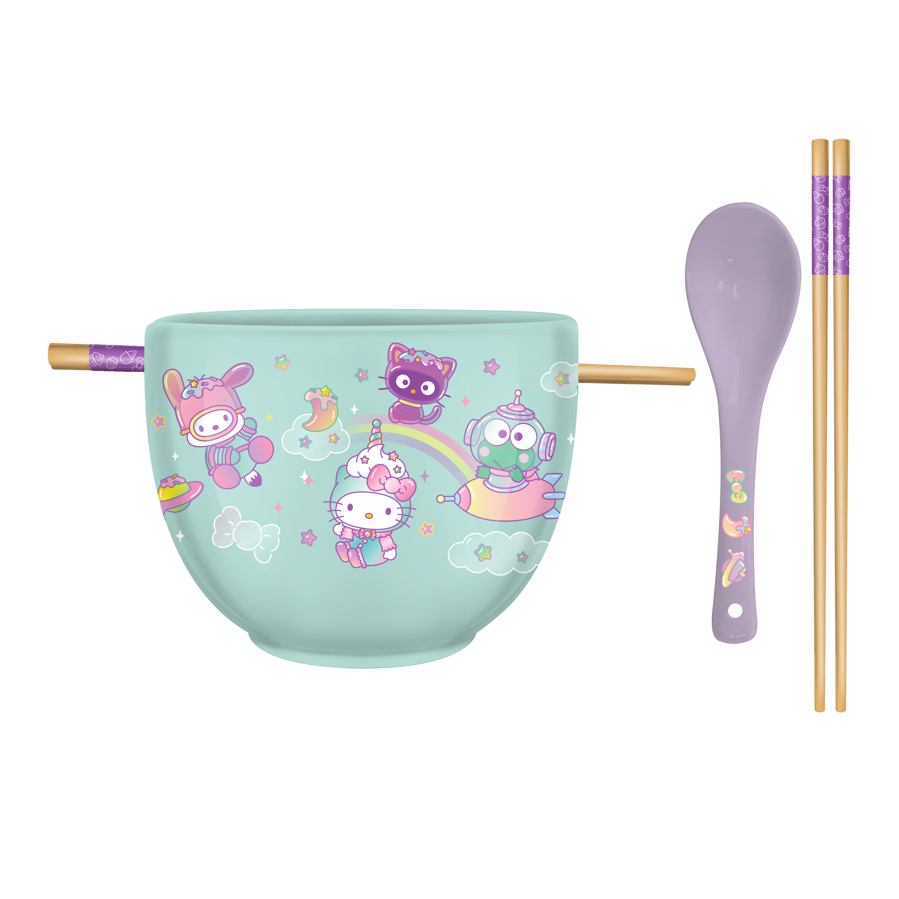 Hello Kitty and Friends Dreamland Space Quad Ceramic Ramen 20oz