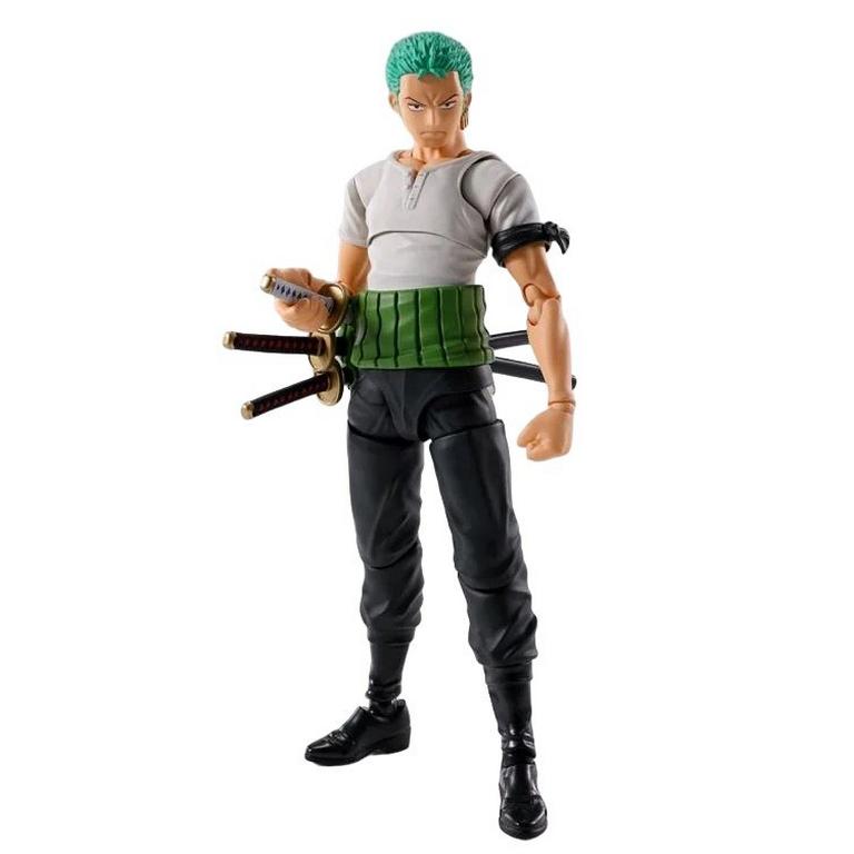 Tamashii Nations One Piece S.H. Figuarts  Roronoa Zoro Romance Dawn 5.9-in Action Figure