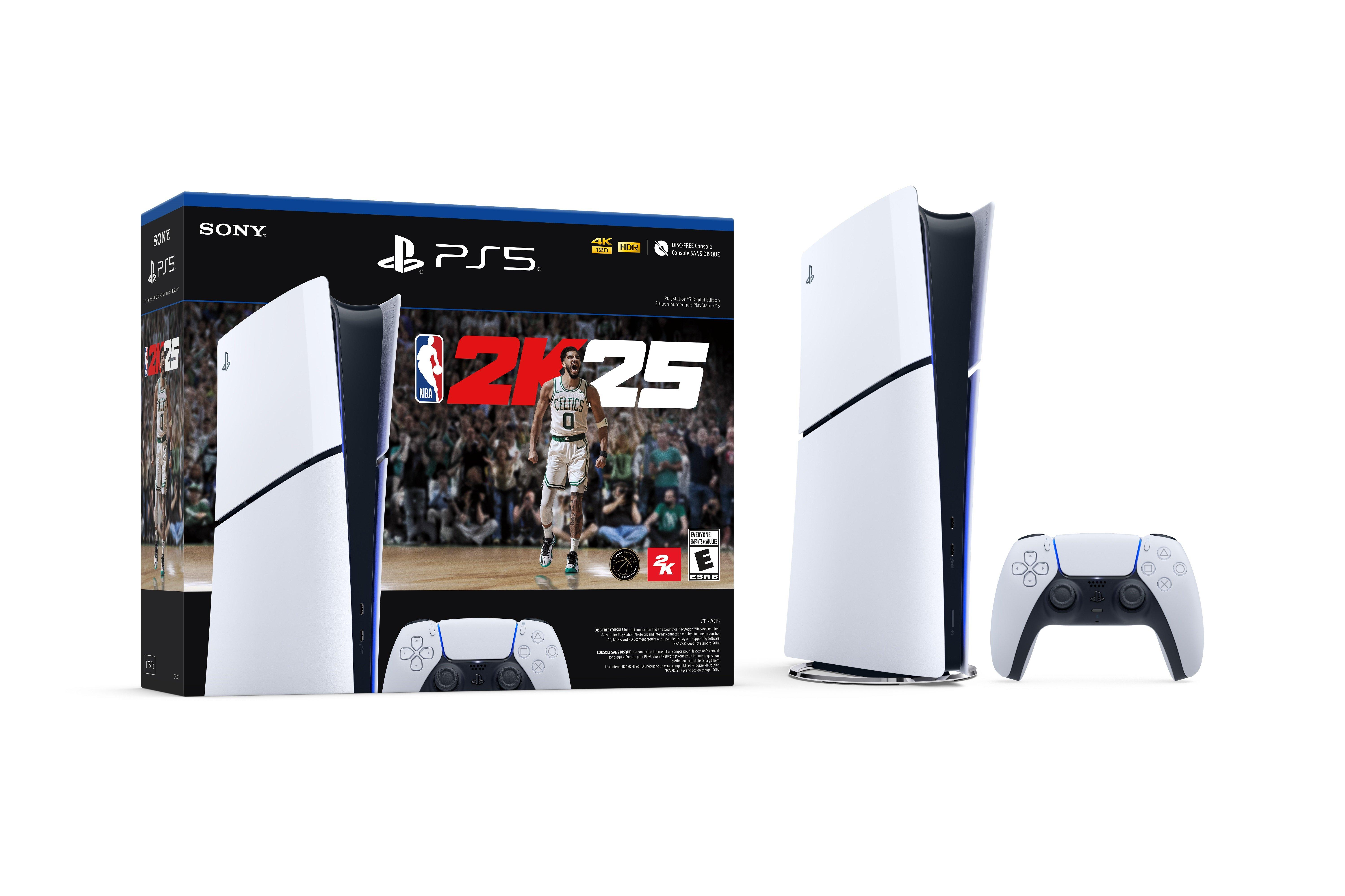 Sony PlayStation 5 Slim Digital Edition NBA 2K25 Bundle | GameStop