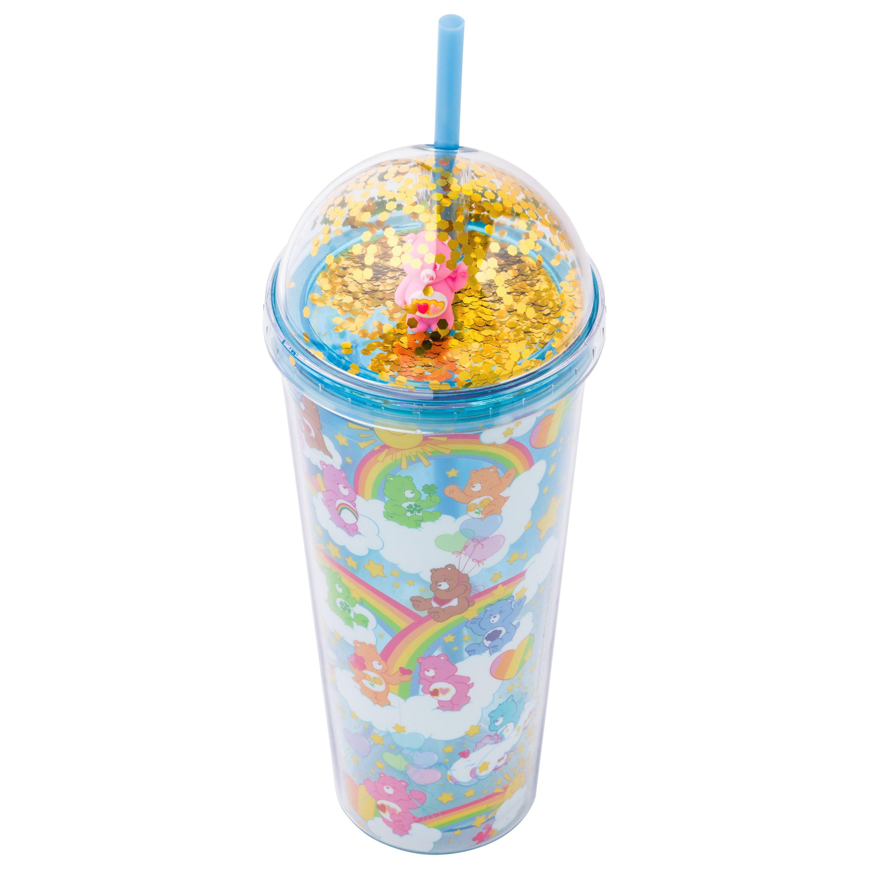 Care Bears Rainbows Clouds And Stars 24oz Dome Top Travel Tumbler