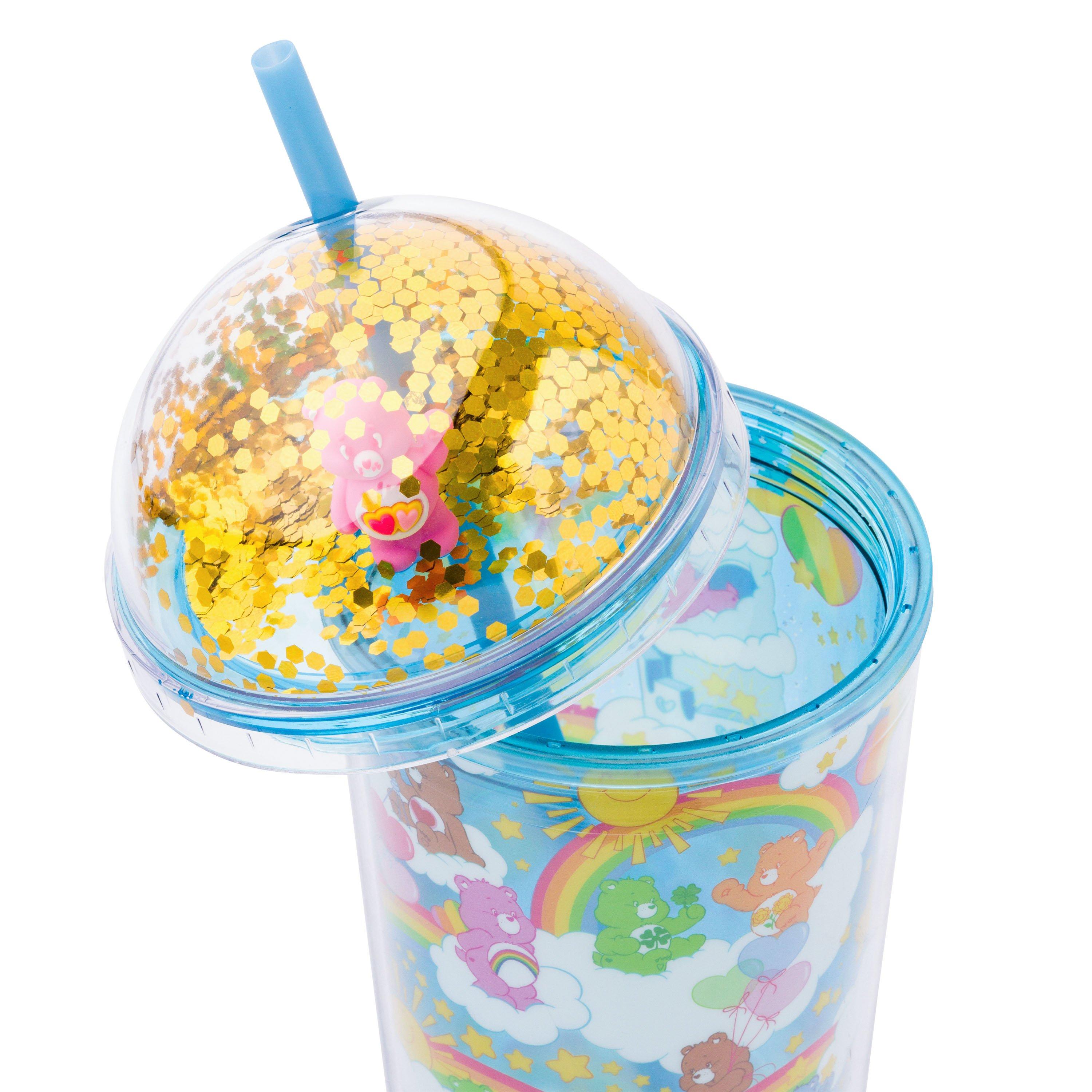 Care Bears Rainbows Clouds And Stars 24oz Dome Top Travel Tumbler