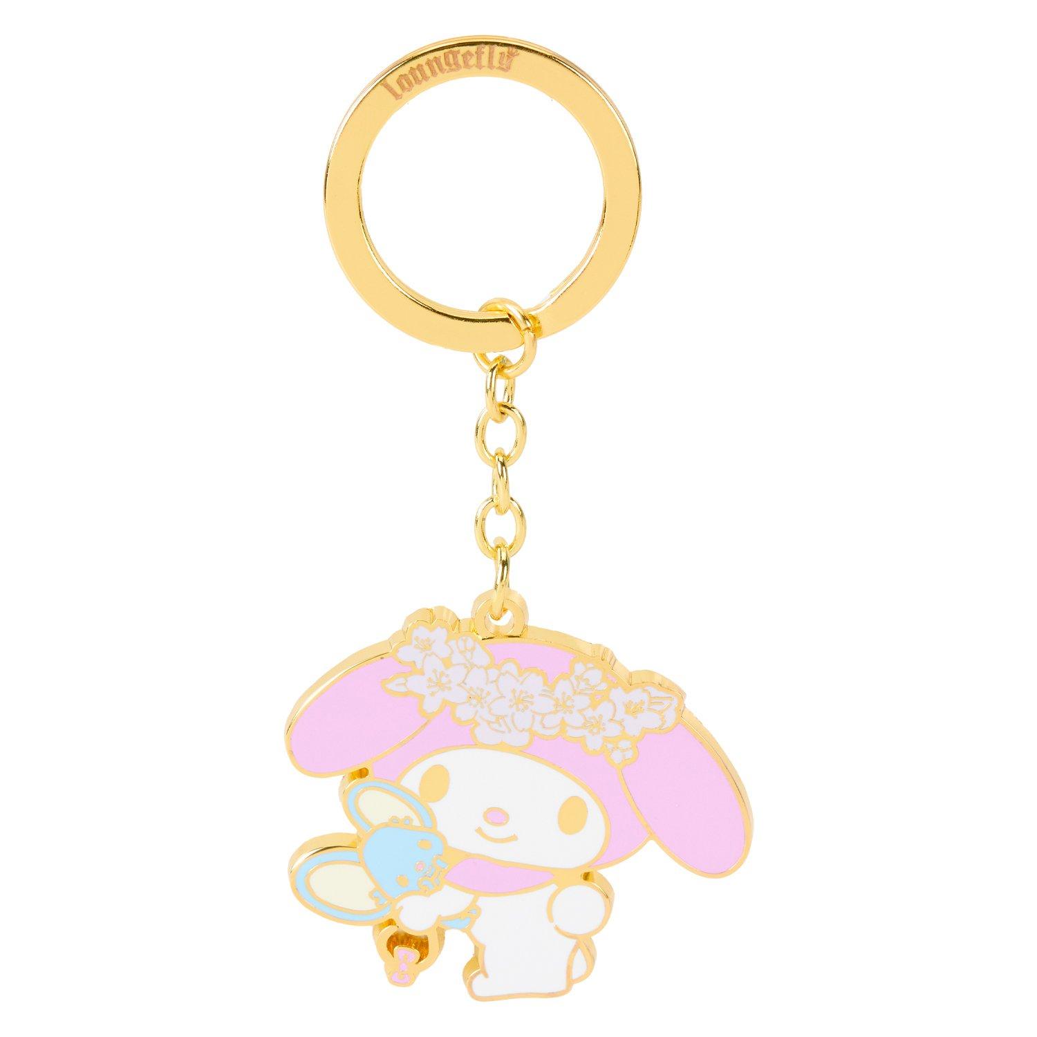 Loungefly Sanrio My Melody Flower Crown Keychain GameStop