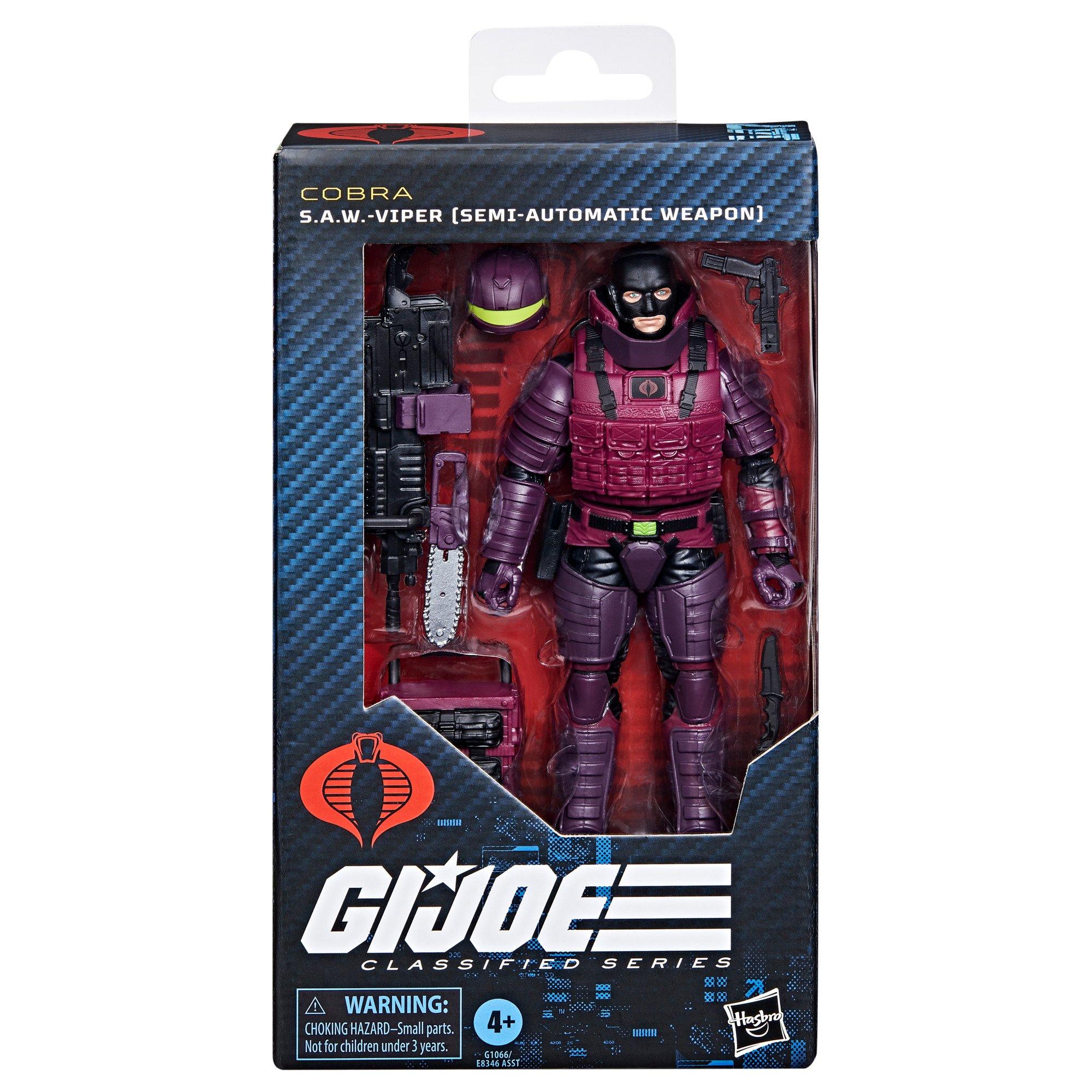 Hasbro G.I. Joe Classified Series Classic S.A.W. Viper 6-in Action Figure