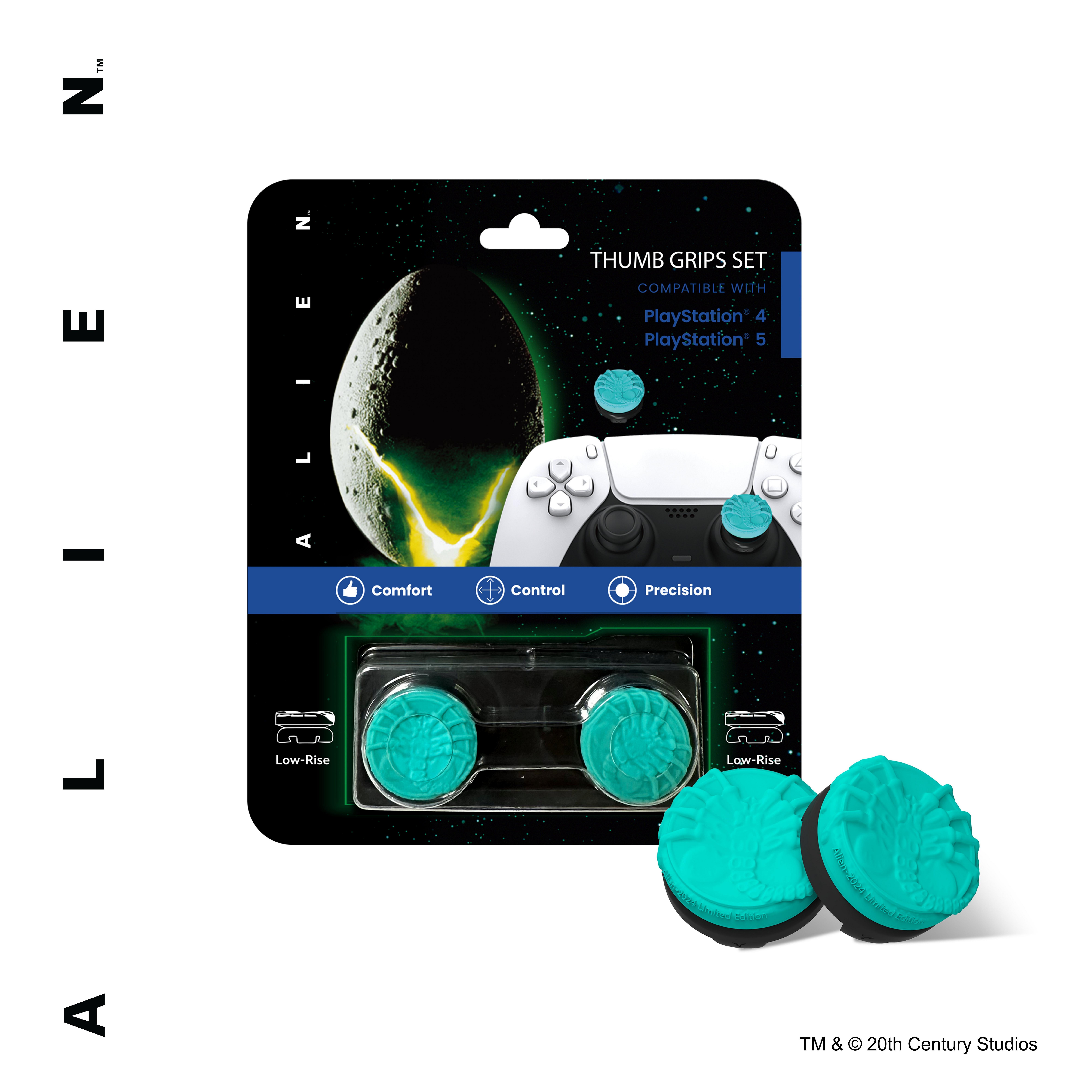 Alien Thumb Grips for PlayStation 4 5 Controllers GameStop Exclusive