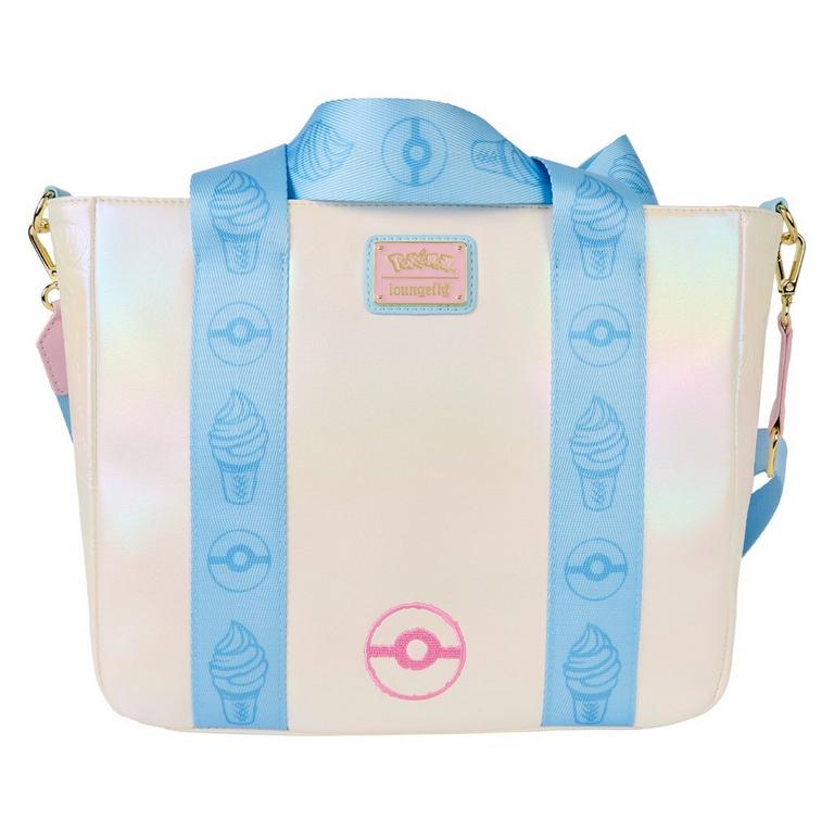 Loungefly Pokemon Iridescent Pikachu Tote Crossbody Bag with