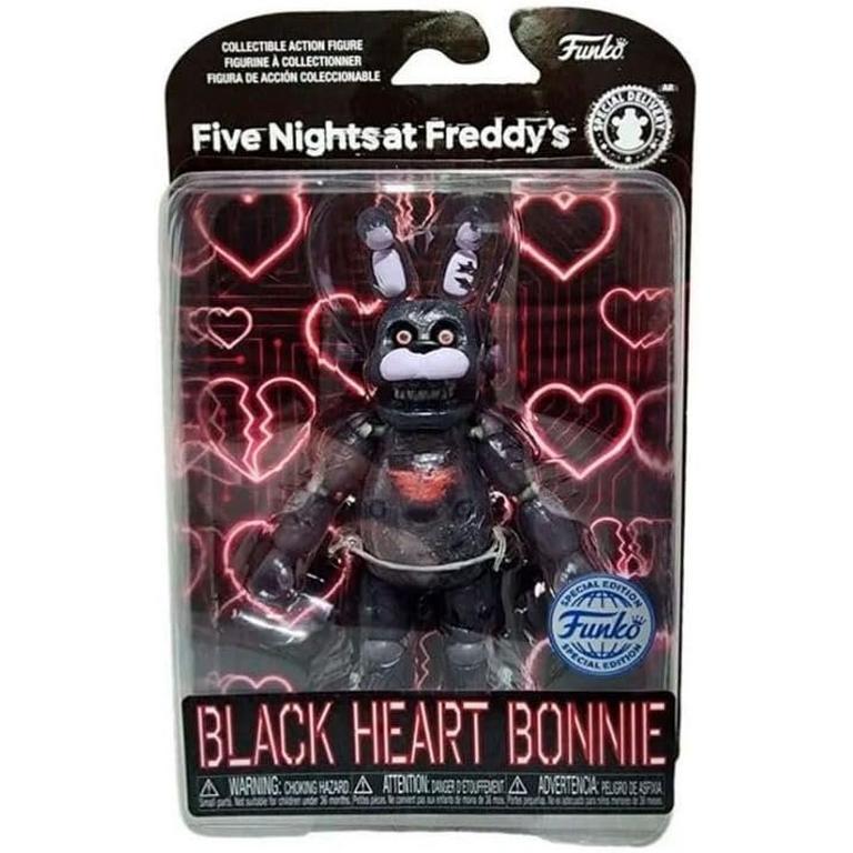 Funko Five Nights at Freddy's Black Heart Bonnie (Glow in The Dark) 6-in Action Figure