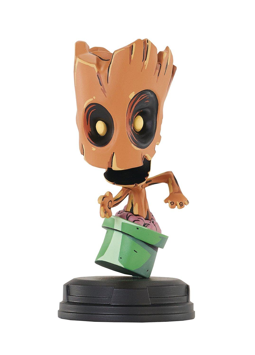 Diamond Comics Marvel Groot In Pot 4.1-In Statue | GameStop