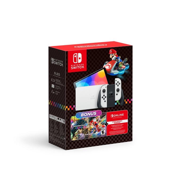 Nintendo Switch - OLED Model Mario Kart 8 Deluxe Bundle