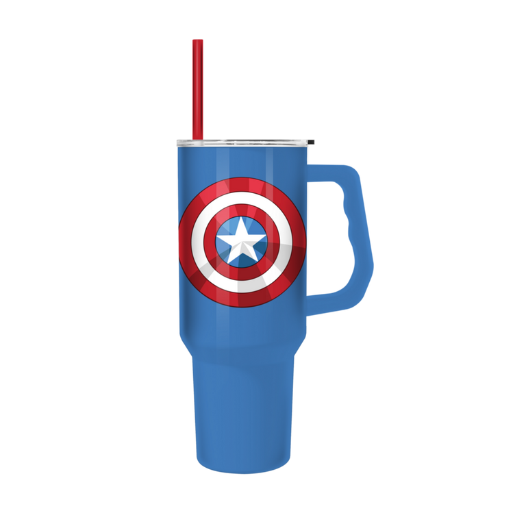 Captain America Classic Shield Stainless Steel Tumbler 40oz
