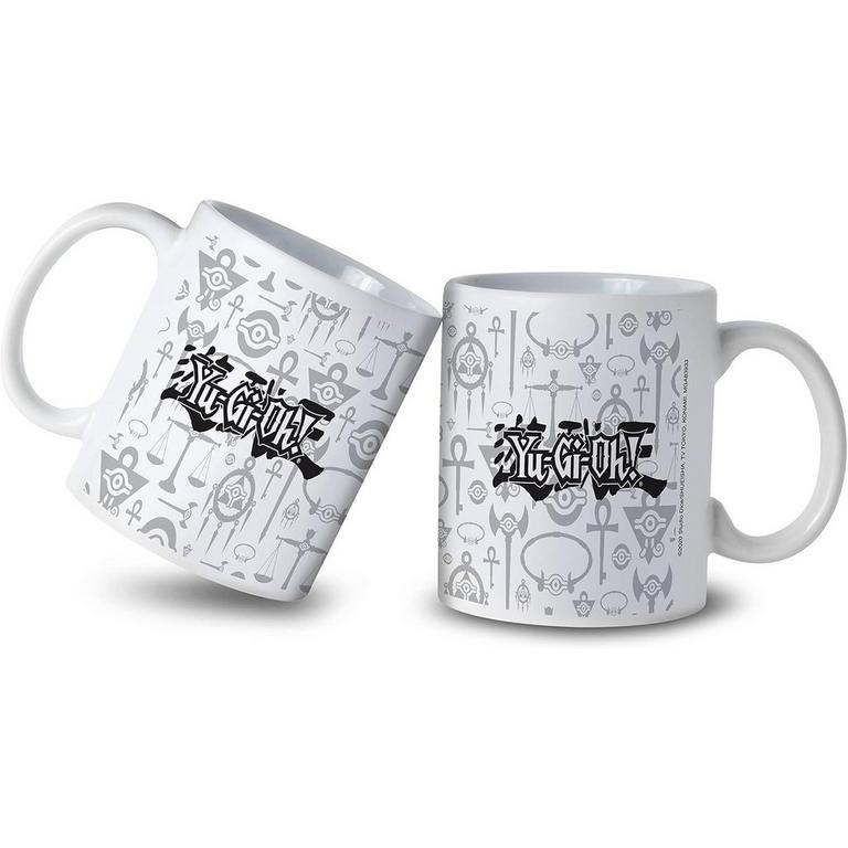 Yu-Gi-Oh Logo Black and White 11oz Coffee Mug