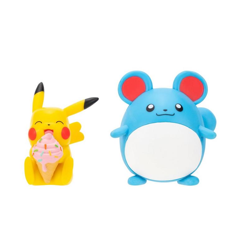 Jazwares Pokemon Marill and Pikachu 2-in Battle Figure 2 Pack