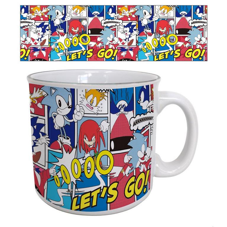 Sonic the Hedgehog Sonic Comic Panel 20oz Mug