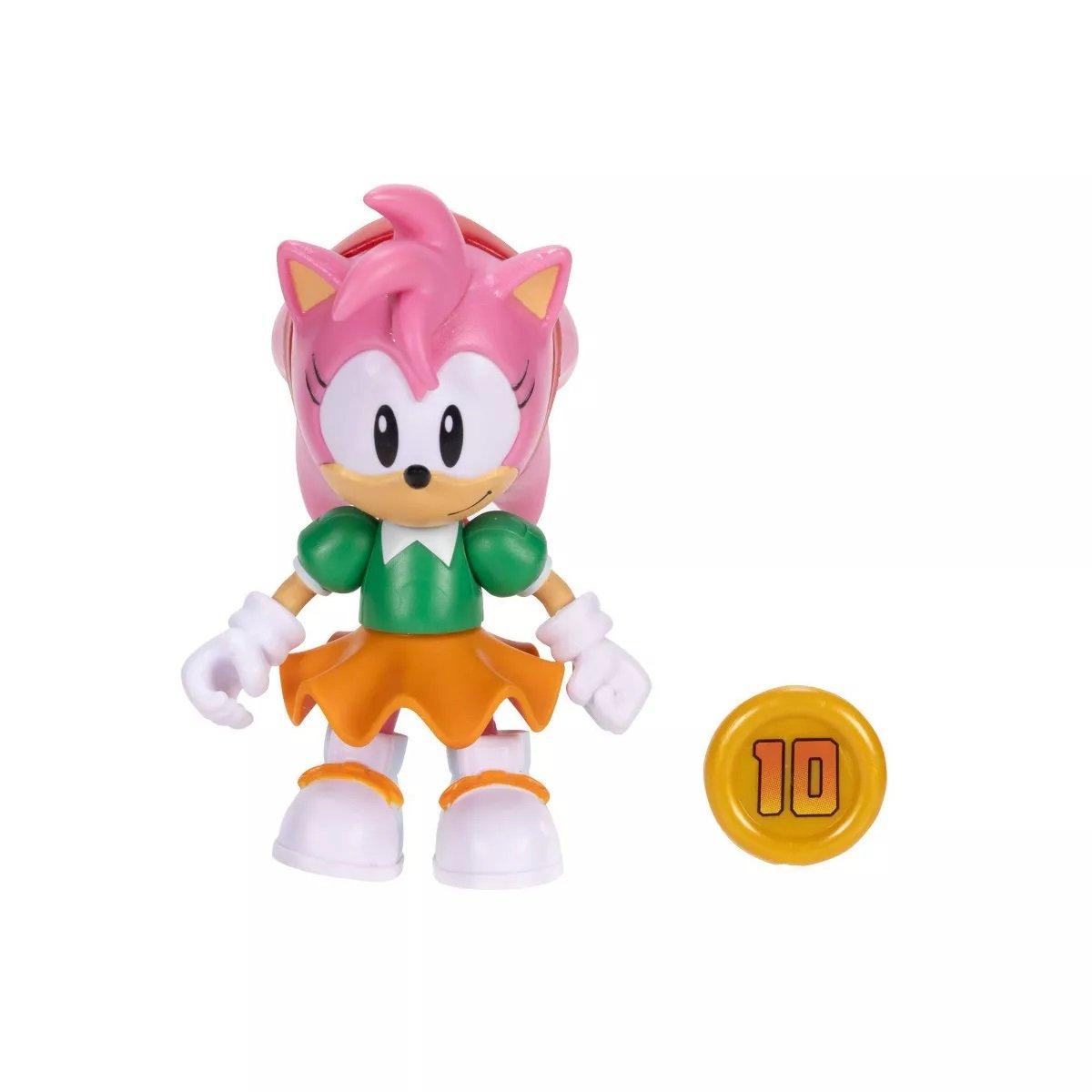 Jakks Pacific Sonic the Hedgehog Classic Amy with Super Ring 4-in Action  Figure | GameStop