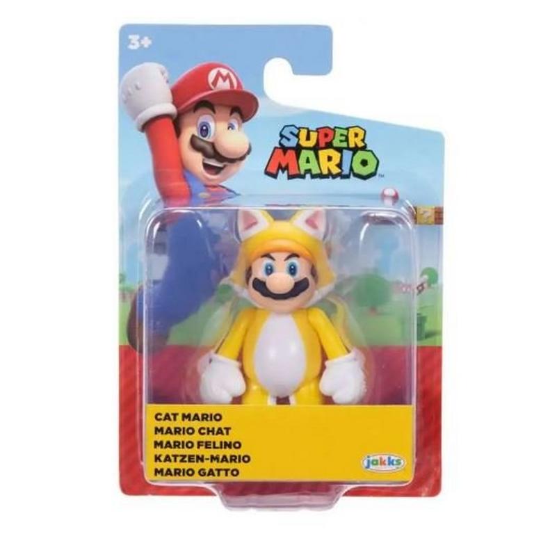 スーパーマリオ Jakks Pacific Super Mario Cat Mario 2.5-in Action Figure