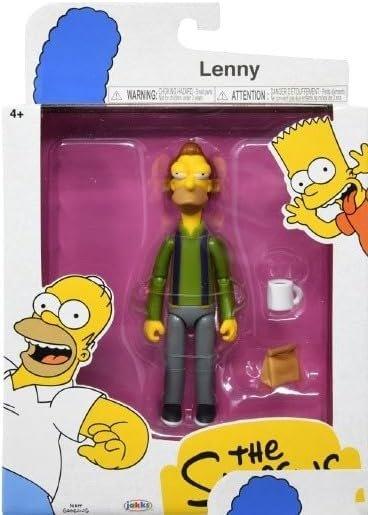 Jakks Pacific The Simpsons Lenny Leonard (with Lunch Bag and Carl Mug) 5-in Figure