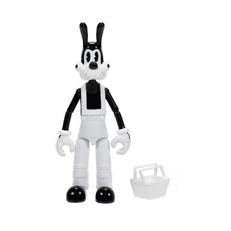Jakks Pacific Bendy and the Ink Machine Boris 5-in Action Figure with Picnic Basket and Projector