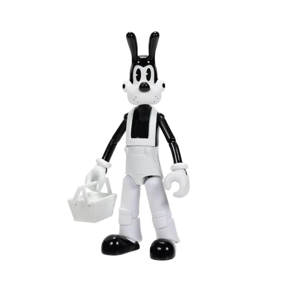 Jakks Pacific Bendy and the Ink Machine Boris 5-in Action Figure with Picnic Basket and Projector
