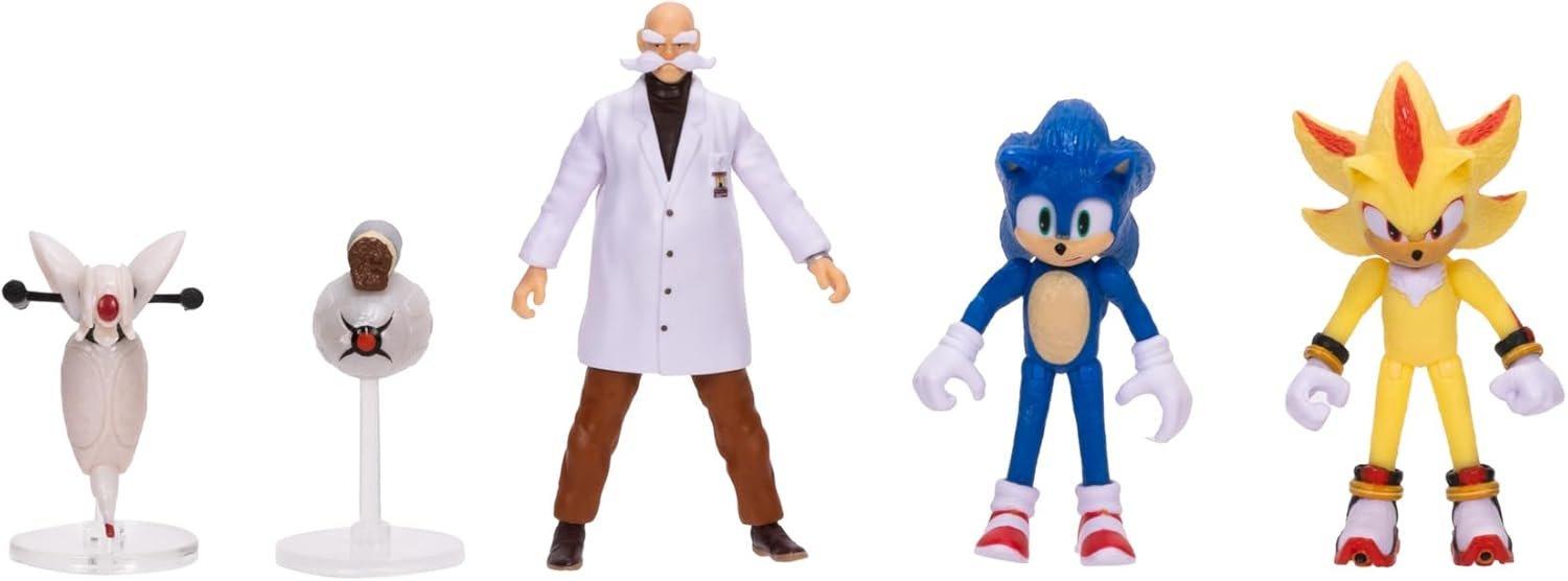 Sonic the Hedgehog 3 Movie Characters 2.5-in Figure Set