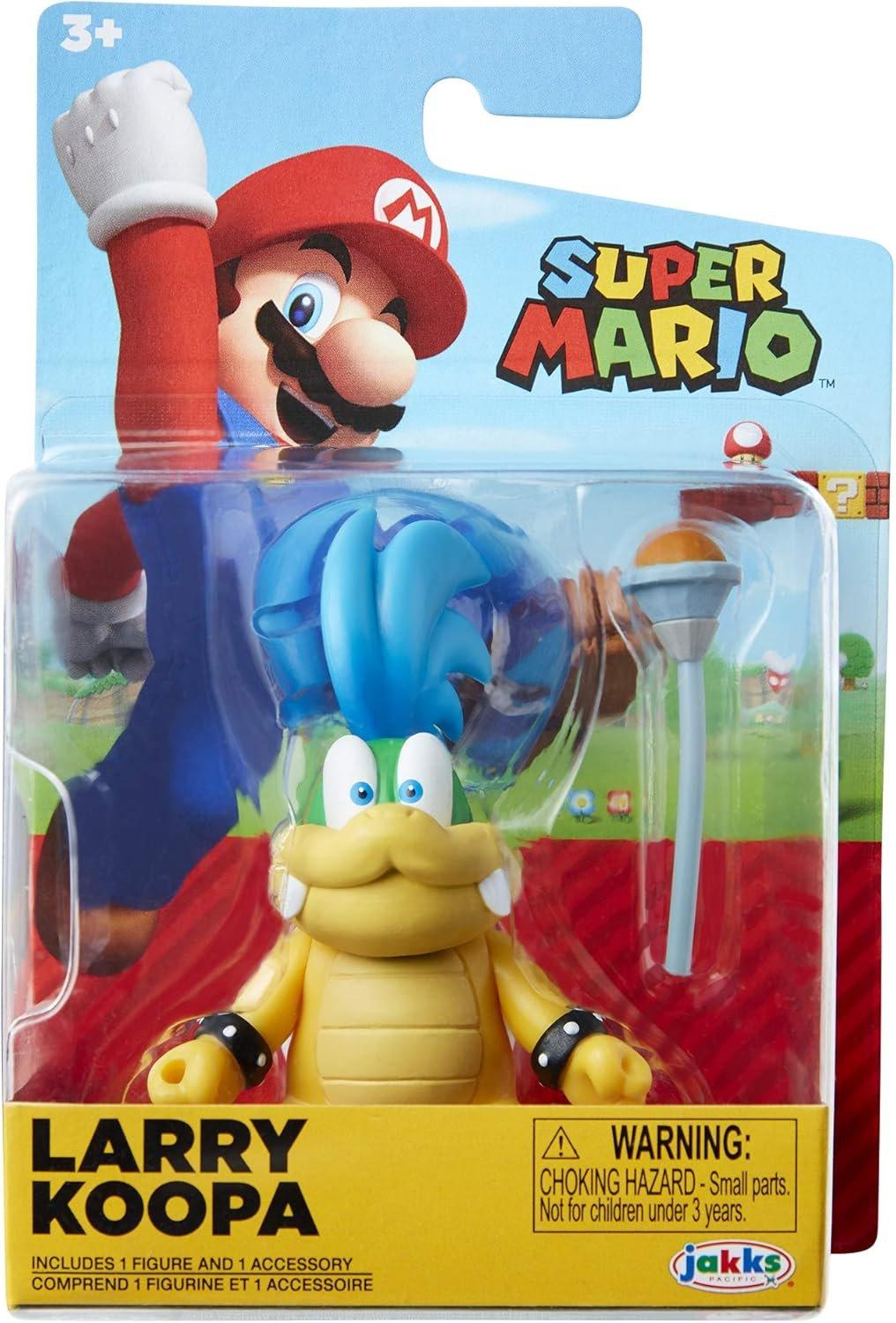 Jakks Pacific Super Mario Larry Koopa 2.5-in Action Figure
