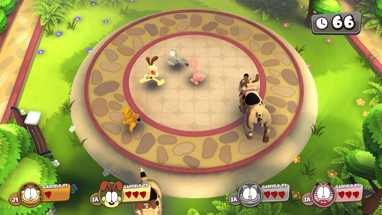 Garfield 2-in-1 Game Collection: Garfield Kart Furious Racing and Garfield Lasagna Party - Nintendo Switch