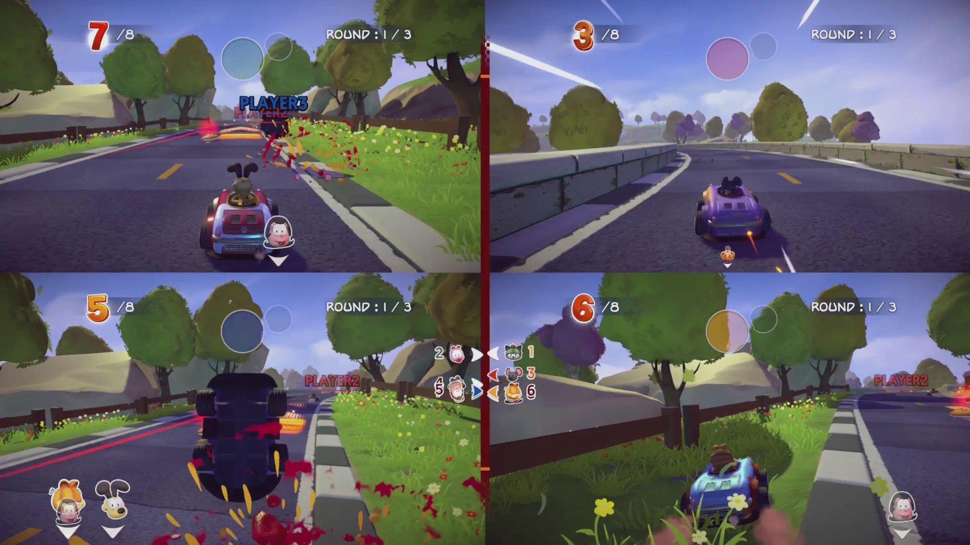 Garfield 2-in-1 Game Collection: Garfield Kart Furious Racing and Garfield Lasagna Party - Nintendo Switch