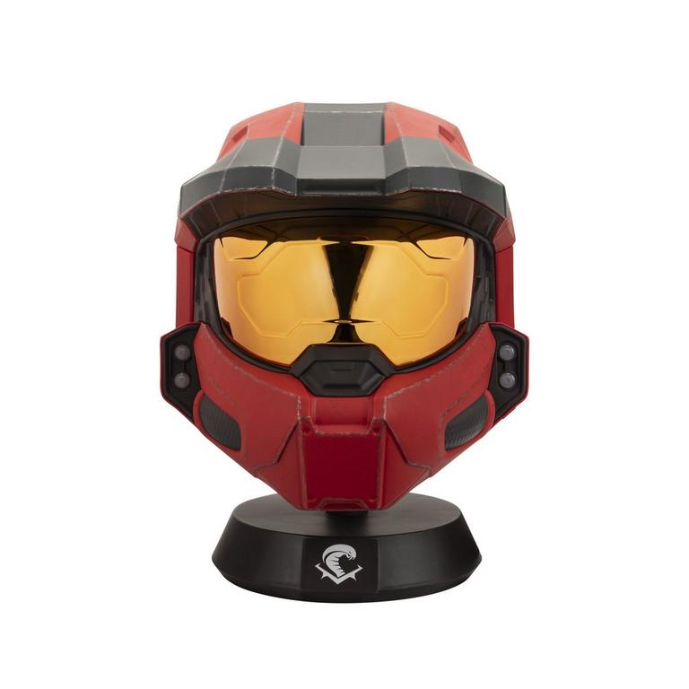 Jazwares Halo MJOLNIR War Games Helmet (Red) with Lights and Display Stand