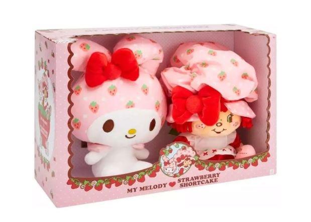 【MY♡ MELODY♡ 】 9/1 Jakks Pacific Sanrio My Melody x Strawberry Shortcake 9-in
