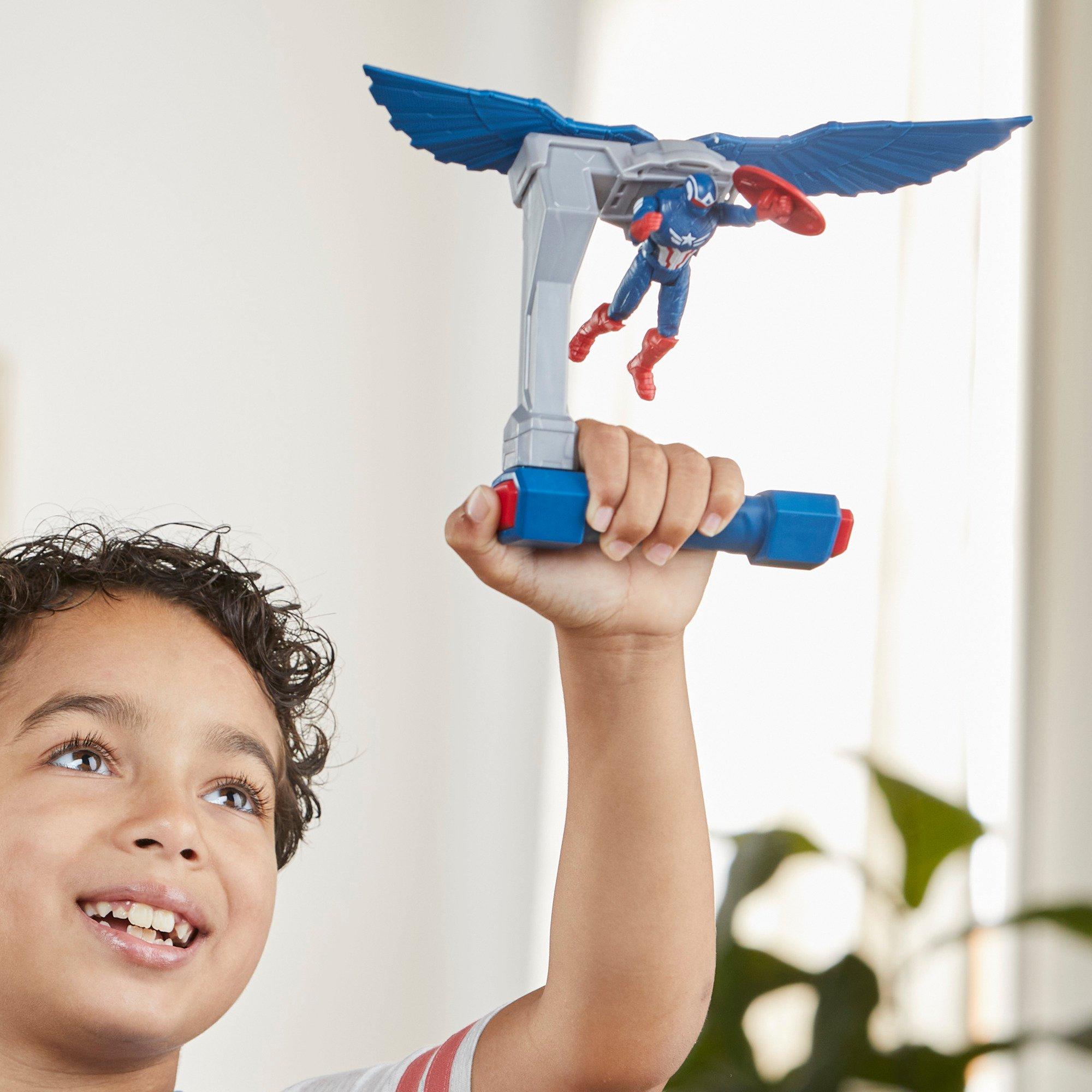 Hasbro Epic Hero Series Marvel Captain America: Brave New World Captain America Flight Control 4-in Action Figure