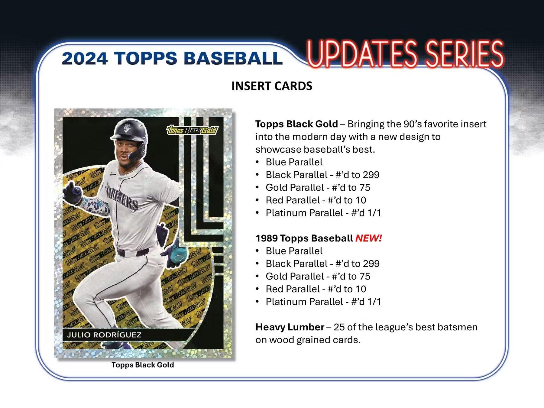 Topps 2024 MLB Baseball Updates Value Box