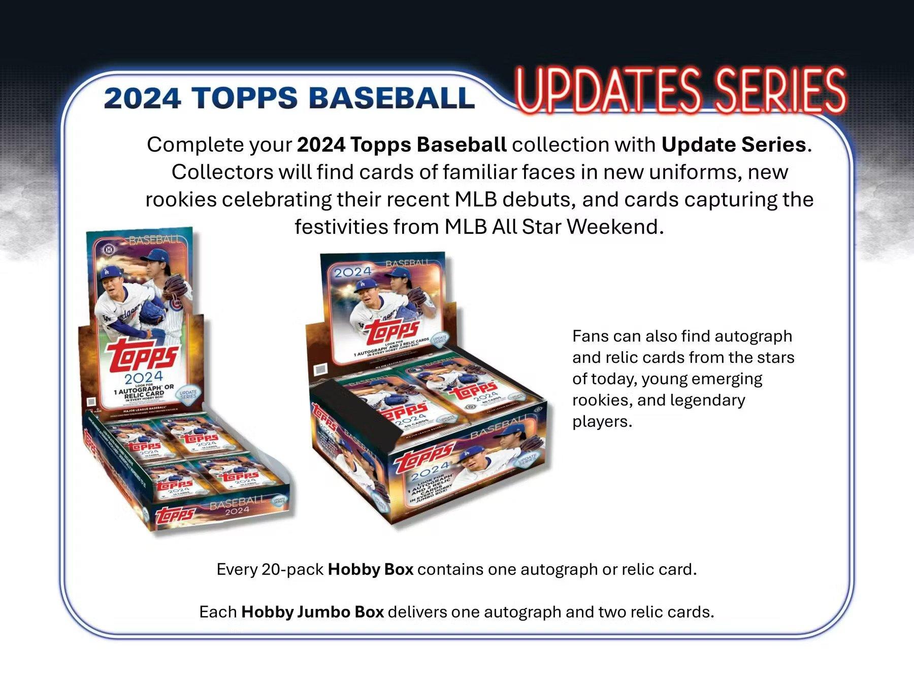 Topps 2024 MLB Baseball Update Fat Pack