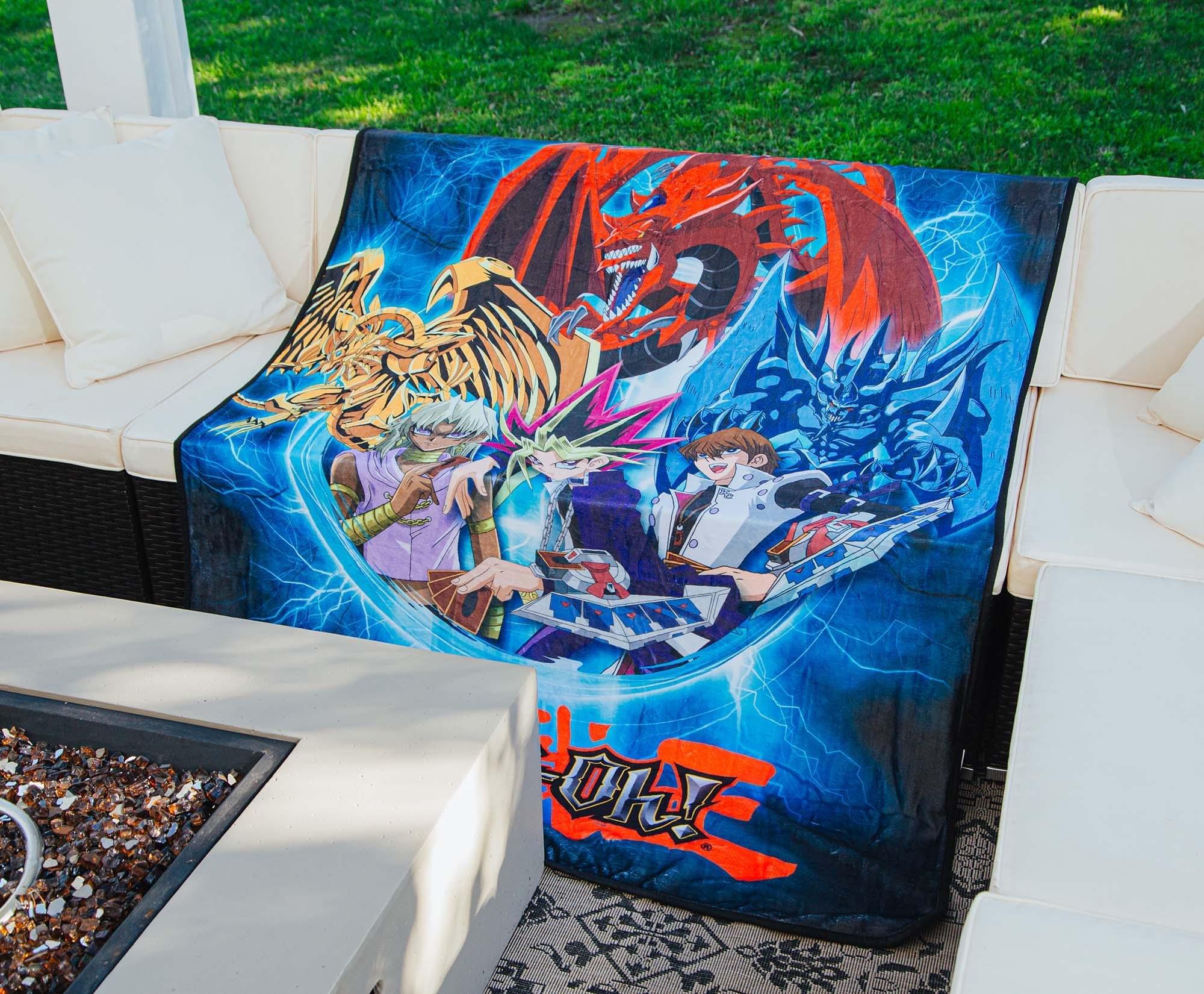 Yu-Gi-Oh! Kuscheldecke 152x122 Cm – Aus Microfaser, Mit Bedrucktem Motiv
