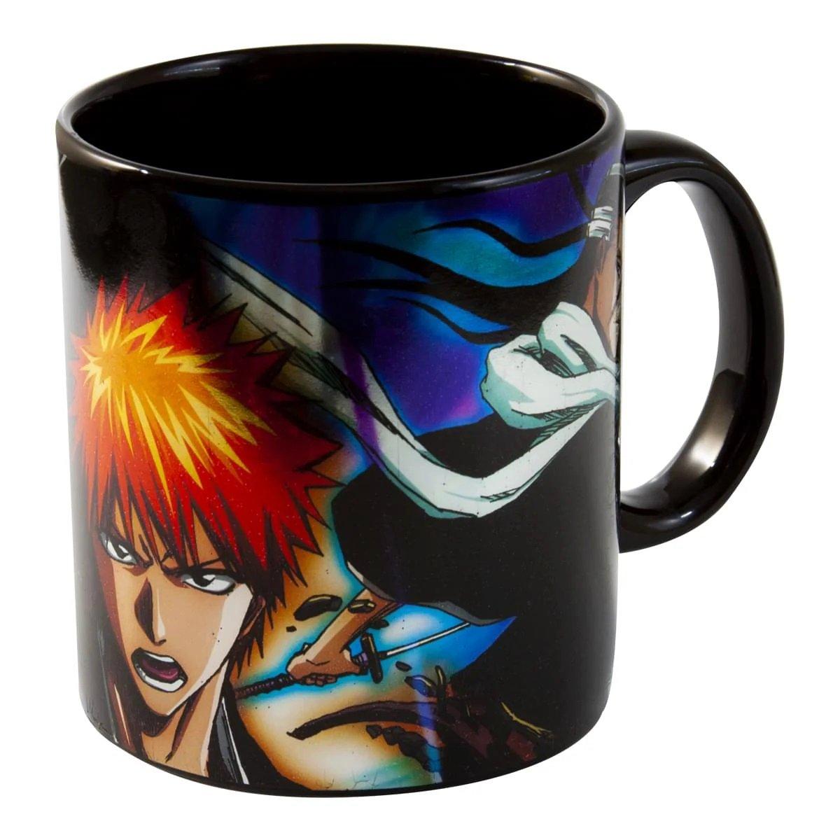 Bleach Anime Foil Print Black Luster Coffee Mug | GameStop
