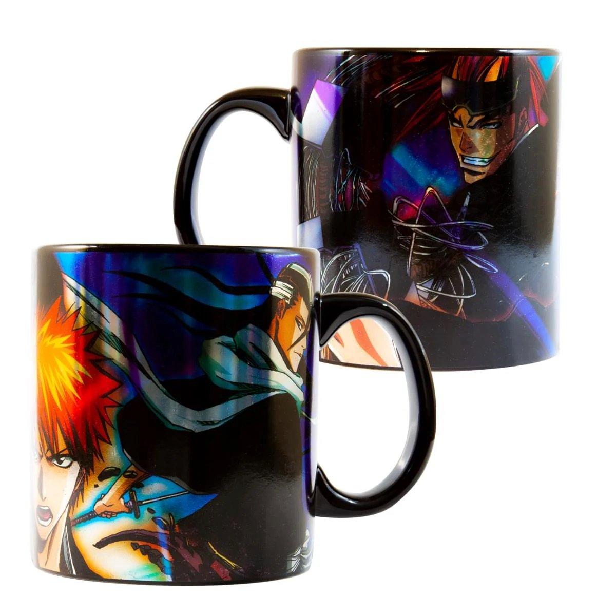 Bleach Anime Foil Print Black Luster Coffee Mug