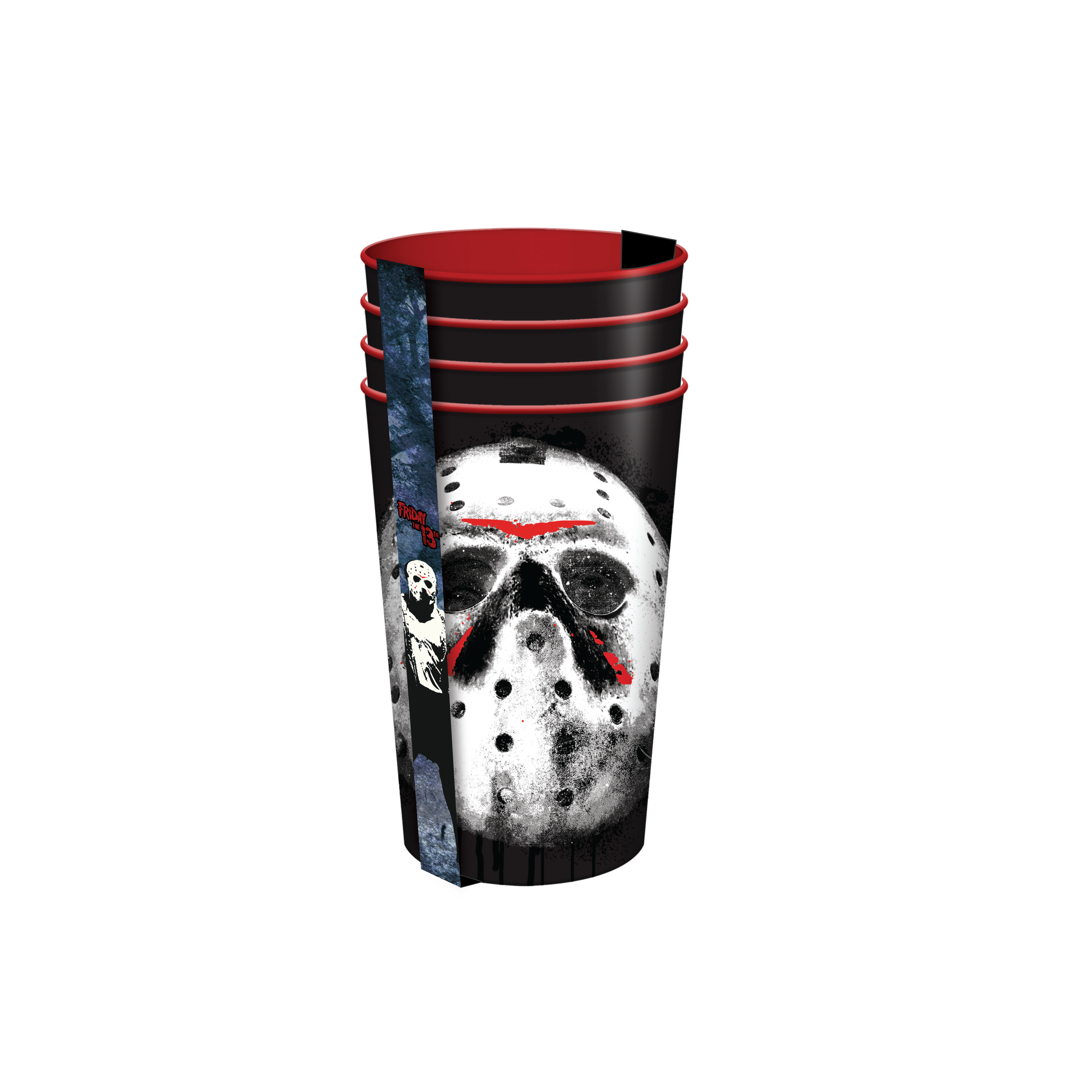 Friday the 13th TGIF 4-Piece 22oz Plastic Cup Set