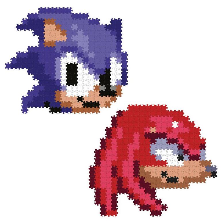 Jixelz Sonic the Hedgehog Character Head Assortment Puzzle