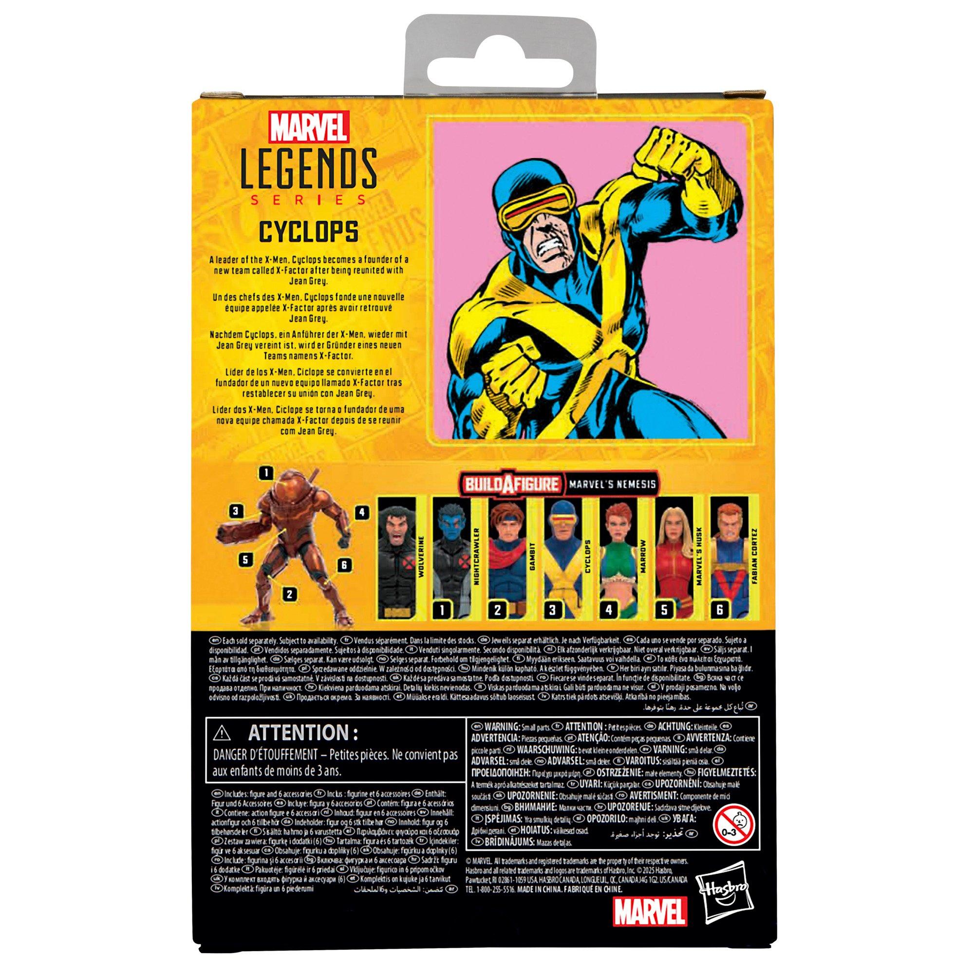 Hasbro Marvel Legends X-Men Cyclops 6-in Action Figure (Build-A-Figure Nemesis)