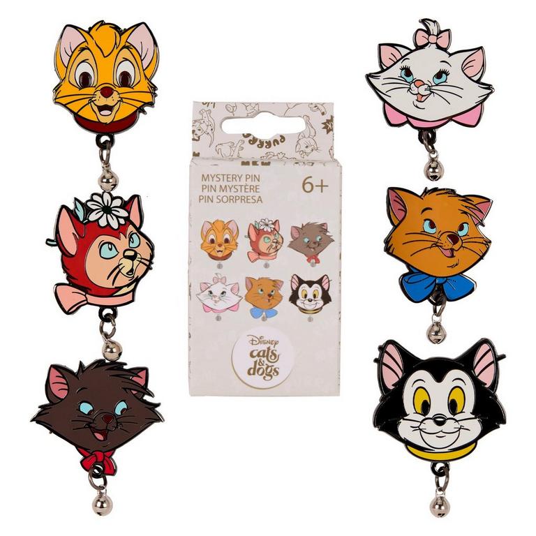 Loungefly Disney Cats with Bells Blind Box Enamel Pin GameStop Exclusive (Styles May Vary)