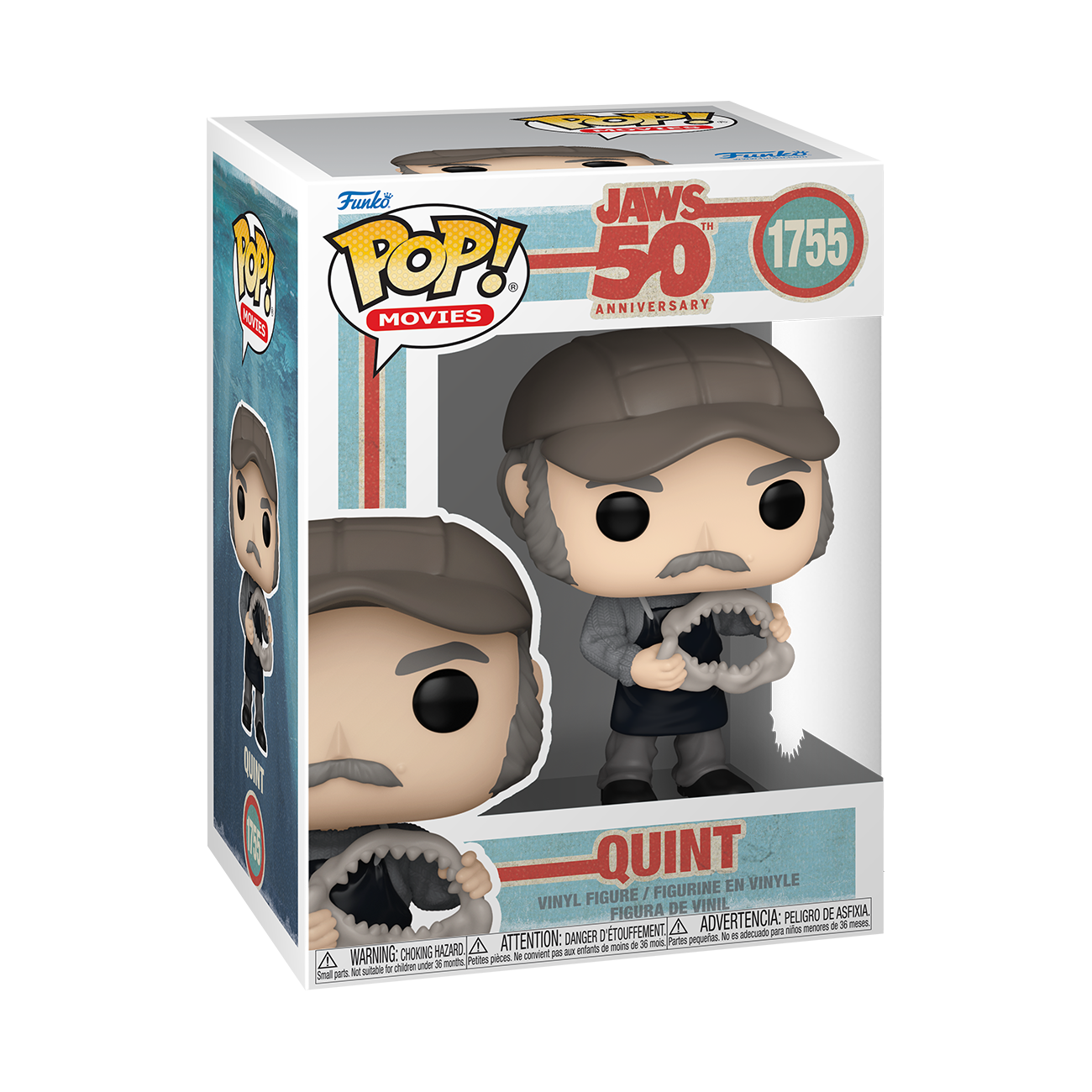 funko pop ジョーズ　ファンコ　ポップ　JAWS 50周年記念　限定レア Funko Jaws POP Film Covers Jaws Exclusive Vinyl Figure 21