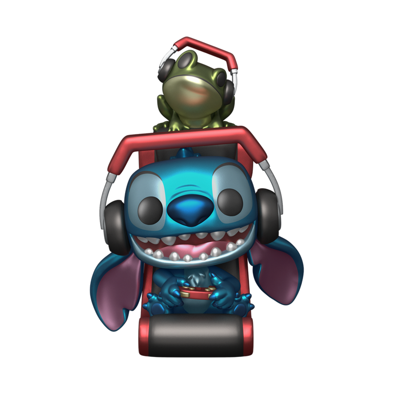 ☆Stitch♪ Funko POP! Plus: Lilo and Stitch Gamer Stitch Metallic 5.4