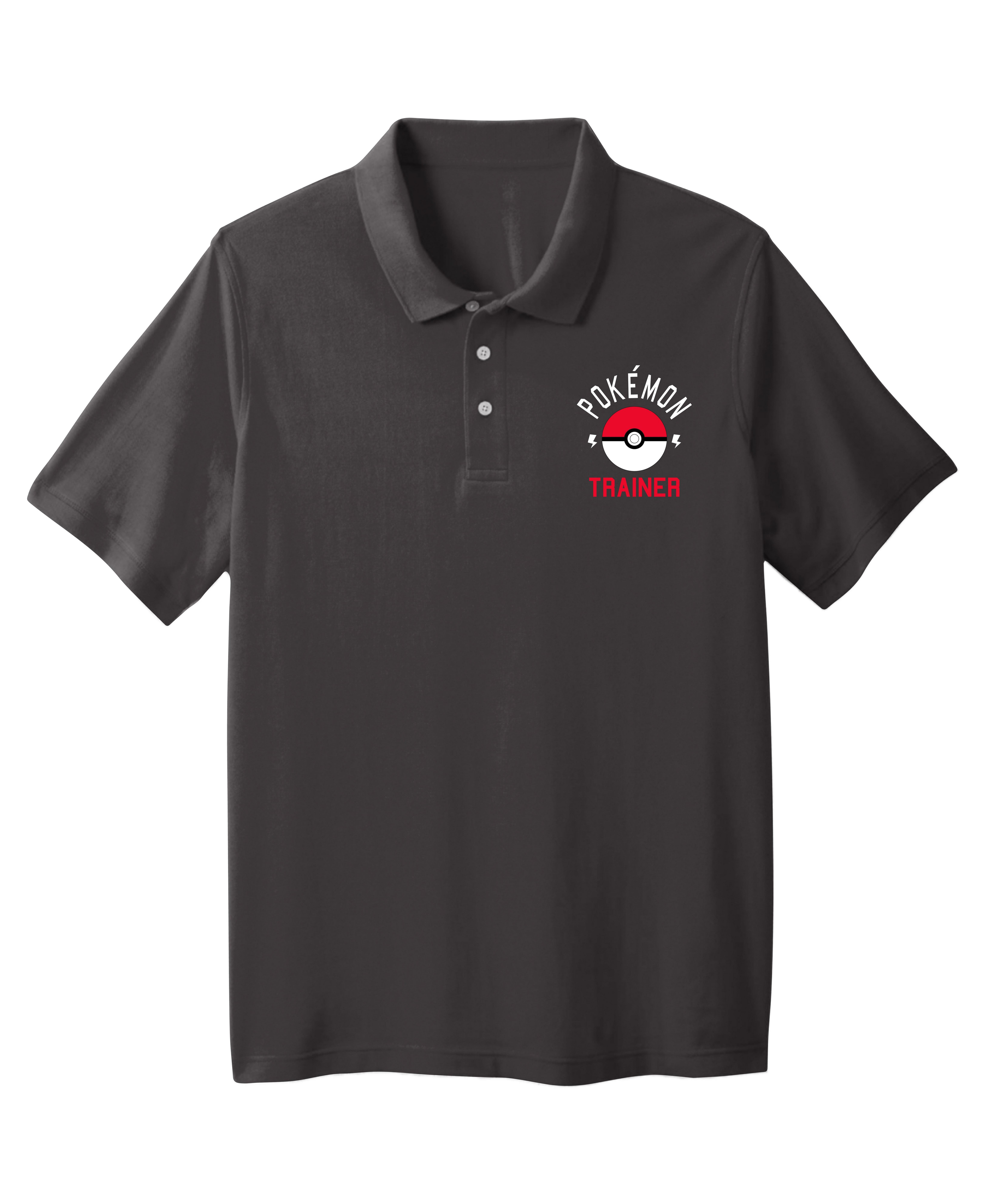 Pokemon Trainer Unisex Polo T-Shirt GameStop Exclusive, Size: 2XL
